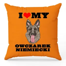 poduszka-pomaranczowa-i-love-my-owczarek-niemiecki-milosnika-psow-prezent