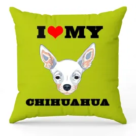 poduszka-zielona-i-love-my-chichuahua-dla-milosnika-psow-prezent-upominek