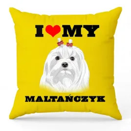 poduszka-zolta-i-love-my-maltanczyk-dla-milosnika-psow-prezent-upominek-hit