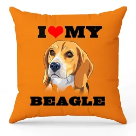 poduszka-pomaranczowa-i-love-my-beagle-dla-milosnika-psow-prezent-upominek