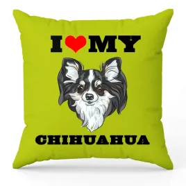 poduszka-zielona-i-love-my-chihuahua-dla-milosnika-psow-prezent-upominek