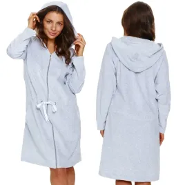 doctor-nap-swo-1008-grey-z-kapturem-bawelna-na-zamek-szary-s-szlafrok