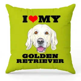 poduszka-zielona-i-love-my-golden-retriever-dla-milosnika-psow-prezent-hit