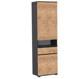szafka-na-buty-supra-80x36-szafa-z-szuflada-d1n1-czarny-dab-lancelot