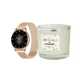 zestaw-timeandaroma-smartwatch-ecowatch3-zloty-swieca-sunnysmell