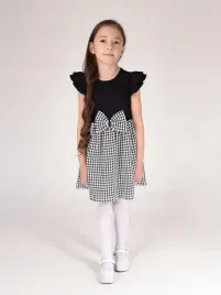 dziewczeca-sukienka-elegancka-pepitka-czarna-nicol-r-128