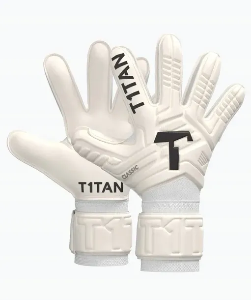 Rękawice bramkarskie T1TAN Classic 1.0 White-Out Junior