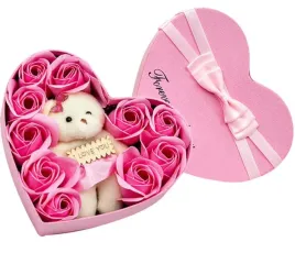 roze-kwiaty-mydlane-czerwone-z-misiem-prezent-walentynki-urodziny-imieniny