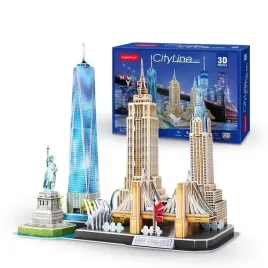 cubic-fun-puzzle-3d-przestrzenne-city-line-new-york-123-elementow-mc255h