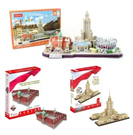 puzzle-3d-cubic-fun-city-line-warszawa-palac-kultury-zamek-krolewski