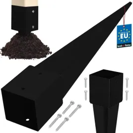 podstawa-slupa-kotwa-stalowa-czarna-121x121x750-mm-do-pergoli-altan-wbijana