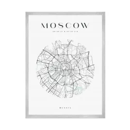 plakat-mapa-miasta-moskwa-rosja-kolo-21x297-cm-ramka-srebrna