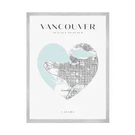 plakat-mapa-miasta-vancouver-kanada-serce-21x297-cm-ramka-srebrna