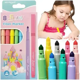 flamastry-mazaki-pisaki-markery-keyroad-fiber-marker-pastel-8-kolorow