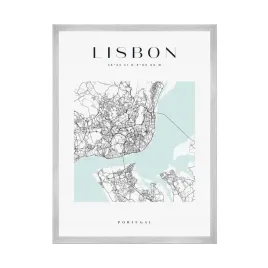 plakat-mapa-miasta-lisbona-kwadrat-21x297-srebrna