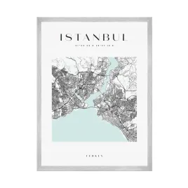 plakat-mapa-miasta-istanbul-kwadrat-21x297srebrna