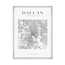 plakat-mapa-miasta-dallas-teksas-kwadrat-21x297-cm-ramka-srebrna
