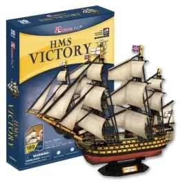 cubic-fun-puzzle-3d-zaglowiec-hms-victory-royal-navy-189-elementy-t4019h
