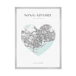 plakat-mapa-miasta-singapur-azja-serce-21x297-cm-ramka-srebrna