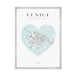 plakat-mapa-miasta-wenecja-wlochy-serce-21x297-cm-ramka-srebrna