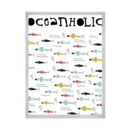 plakat-dzieciece-oceanoholic-21x297-ramka-srebrna