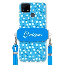 etui-do-realme-c25-case-kwiaty-viral-lato-uchwyt-sznurek-niebieski-trendy