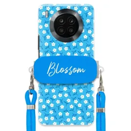 etui-do-huawei-honor-50-lite-case-kwiatki-lato-uchwyt-sznurek-niebieski