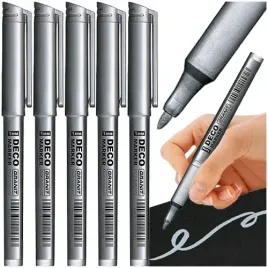 marker-wodoodporny-granit-m850-deco-srebrny-dekoracyjny-artystyczny-5-szt