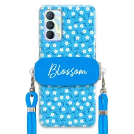 etui-do-realme-gt-master-5g-case-kwiaty-trendy-uchwyt-sznurek-niebieski