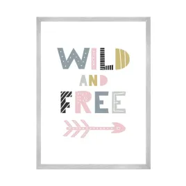 plakat-dzieciece-wild-and-free-21x297-cm-ramka-srebrna
