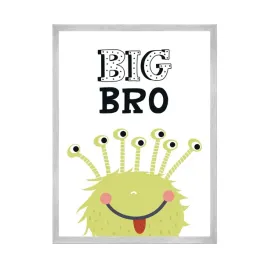 plakat-dzieciece-big-bro-21x297-cm-ramka-srebrna