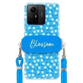 etui-do-xiaomi-redmi-note-12s-case-kwiatki-lato-uchwyt-sznurek-niebieski