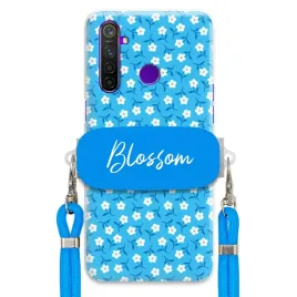 etui-do-realme-5-pro-case-kwiatki-trend-na-lato-uchwyt-sznurek-niebieski