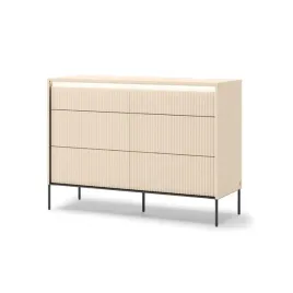 komoda-trend-6s-z-szufladami-i-oswietleniem-led-bezowa