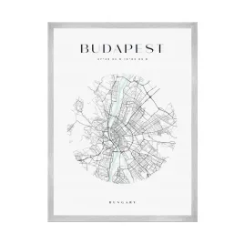 plakat-mapa-miasta-budapeszt-kolo-21x297-srebrna