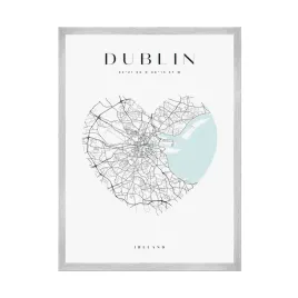 plakat-mapa-miasta-dublin-serce-21x297-cm-srebrna