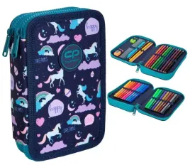 coolpack-jumper-2-piornik-podwojny-z-wyposazeniem-kredki-pisaki-unicorn
