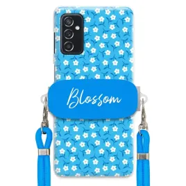 etui-do-samsung-m52-5g-case-kwiatki-trend-lato-uchwyt-sznurek-niebieski