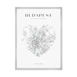 plakat-mapa-miasta-budapeszt-serce-21x297-cm-ramka-srebrna