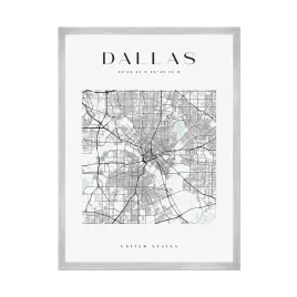 plakat-mapa-miasta-dallas-kwadrat-21x297-cm-ramka-srebrna