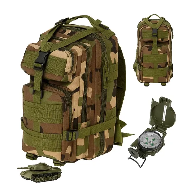 Plecak Wojskowy Survivalowy Moro Taktyczny Militarny Survival 28L Anytech