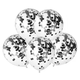 balony-lateksowe-30cm-z-czarnym-konfetti-100szt