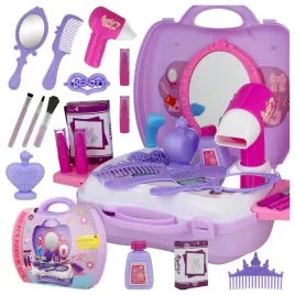 toaletka-dla-dziewczynki-z-lustrem-suszarka-przenosna-z-walizce-zestaw-21el