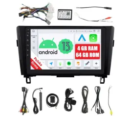 radio-2din-nawigacja-android-nissan-x-trail-3-iii-4-64-gb-dsp-carplay-lte