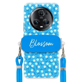 etui-do-huawei-honor-magic-5-pro-case-kwiaty-uchwyt-sznurek-niebieski-top