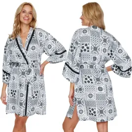 doctor-nap-sww-7258-bandana-wiskoza-wiazany-czarny-bialy-s-szlafrok