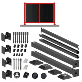 konstrukcja-ogrodzenie-na-1-panel-fotowoltaiczny-czarny-ral-zestaw-solar