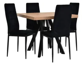 stol-rozkladany-90x90-190cm-4-krzesla-tapicerowane-welur-czarny