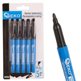 marker-budowlany-permanentny-czarny-cienki-linia-2mm-zestaw-5-szt-geko