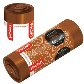 paclan-worki-na-bioodpady-60l-20szt-brazowe-super-odporne-i-szczelne